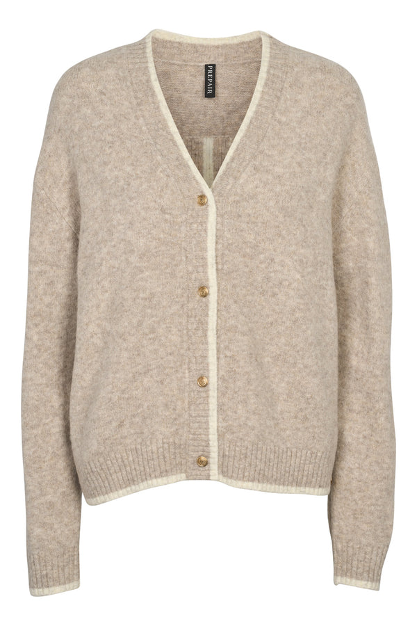 Prepair Gigi Knit Cardigan Cardigan Sand