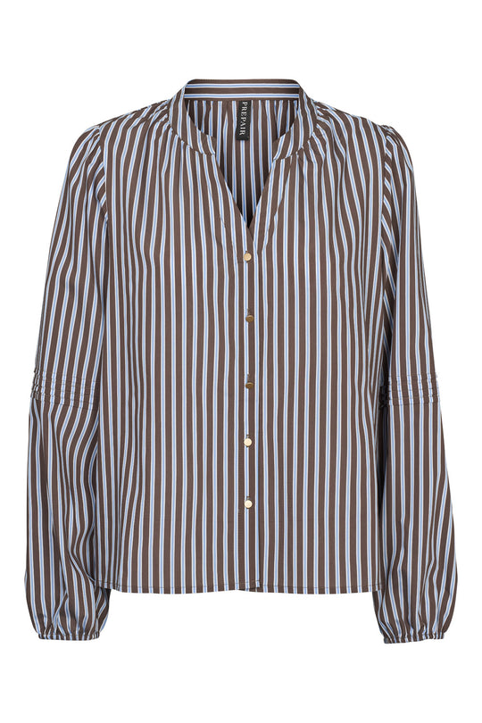 Harriet Blouse / 2864 - Blue Brown