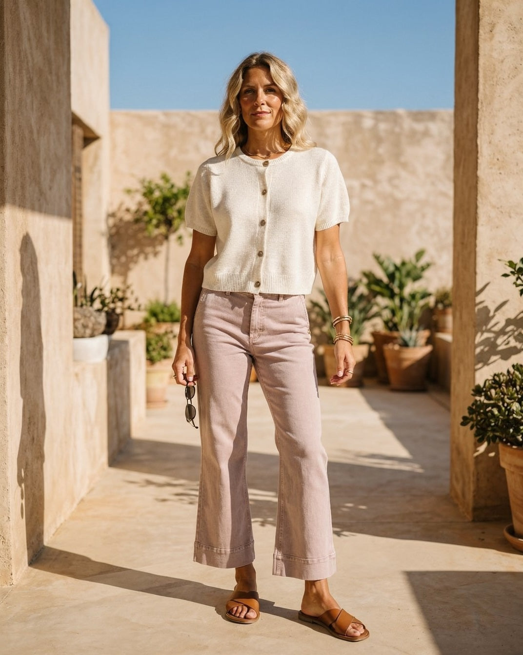 Prepair Hyacinth Knit Cardingan Cardigan Off white