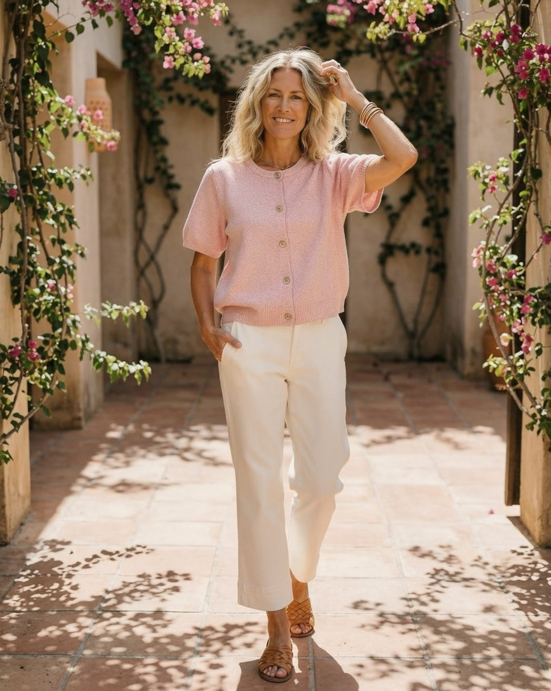 Prepair Hyacinth Knit Cardingan Cardigan Rosa