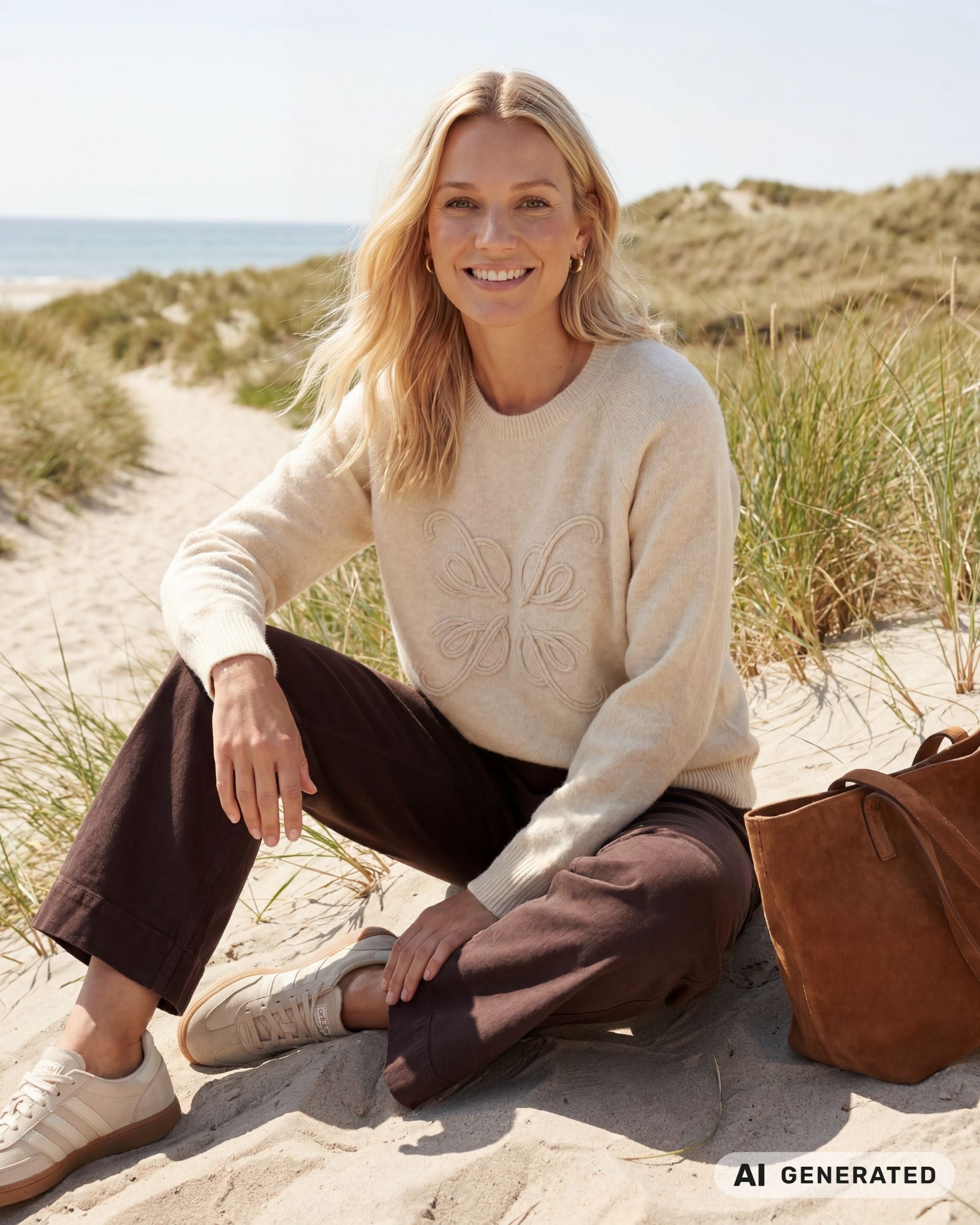 Prepair Jamie Knit Knit Ecru