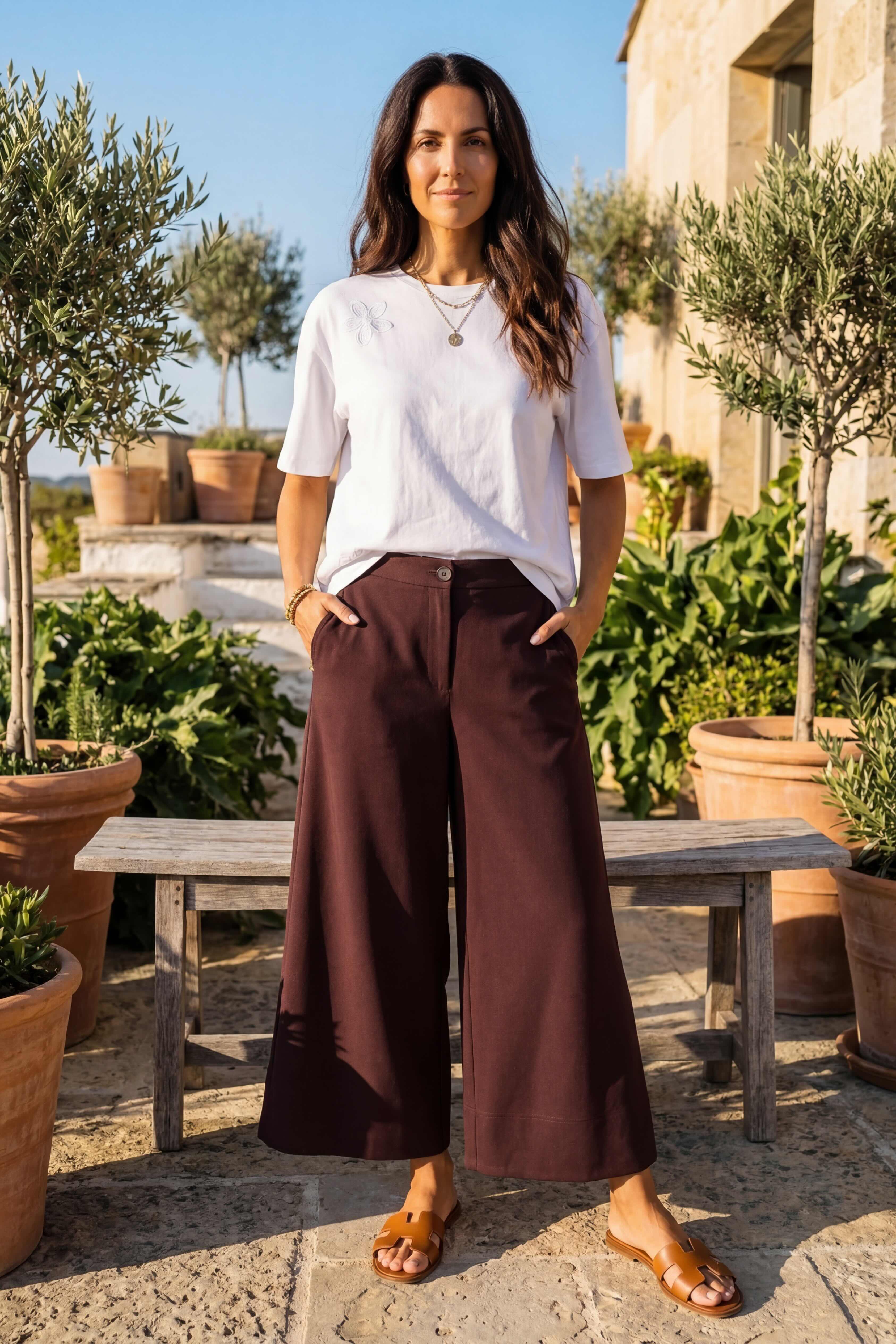 Prepair Lia Pants Pants Bordeaux
