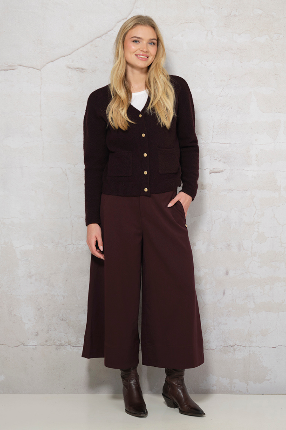 Prepair Lia Pants Pants Bordeaux