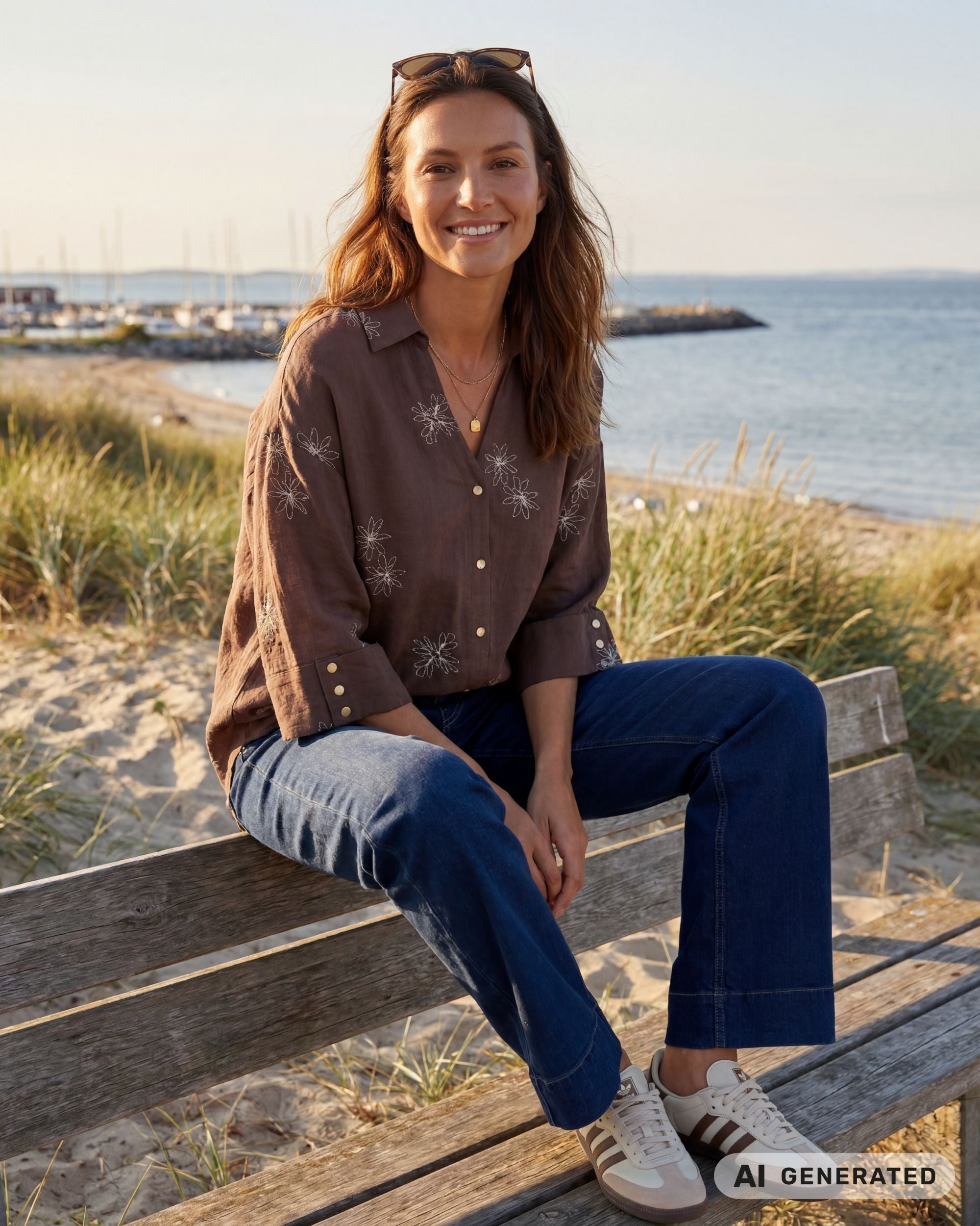 Prepair Lydia Blouse Blouse Brown