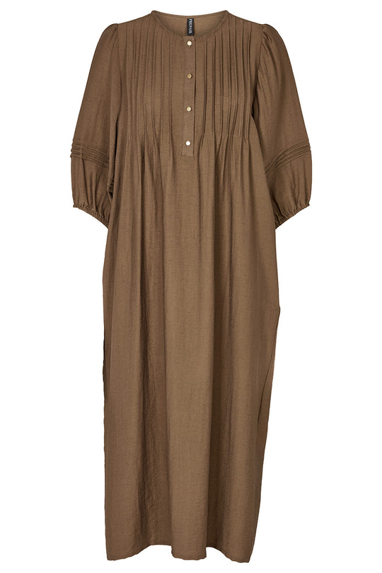 Martha Dress 3/4 / 2743A - Brown
