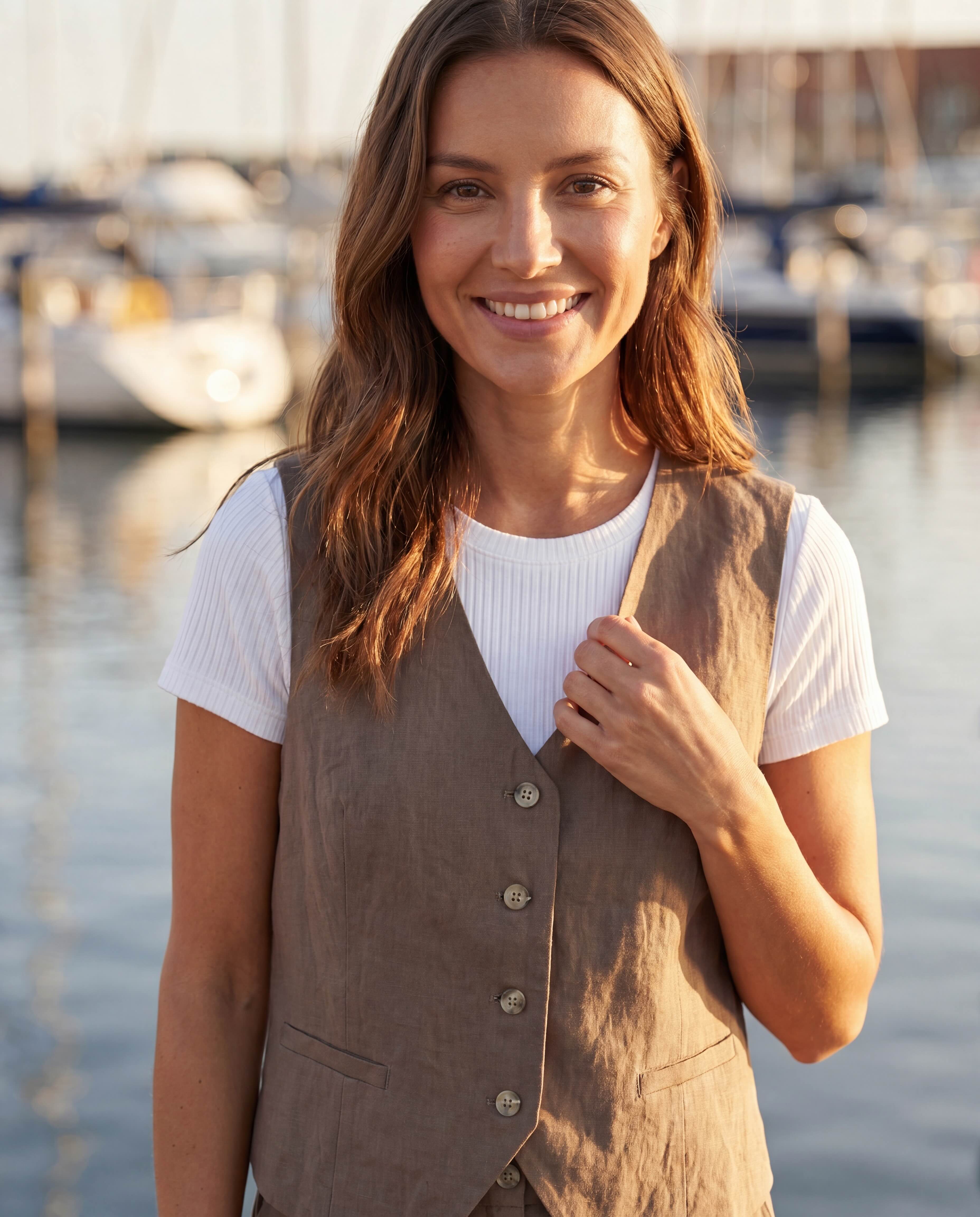 Prepair Michaela Vest Vest Khaki -ai