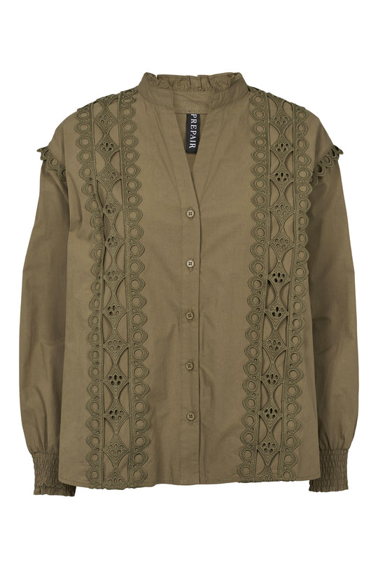 Monique Blouse / 2873 - Army