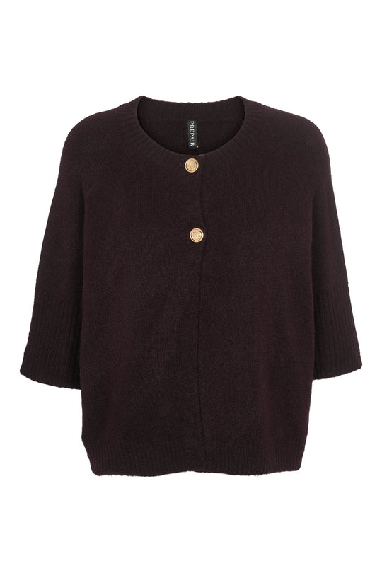 Naomi Knit Cardigan / 2917 - Bordeaux