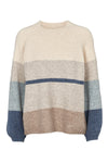 Prepair Paris Knit Cardigan Beige Blue