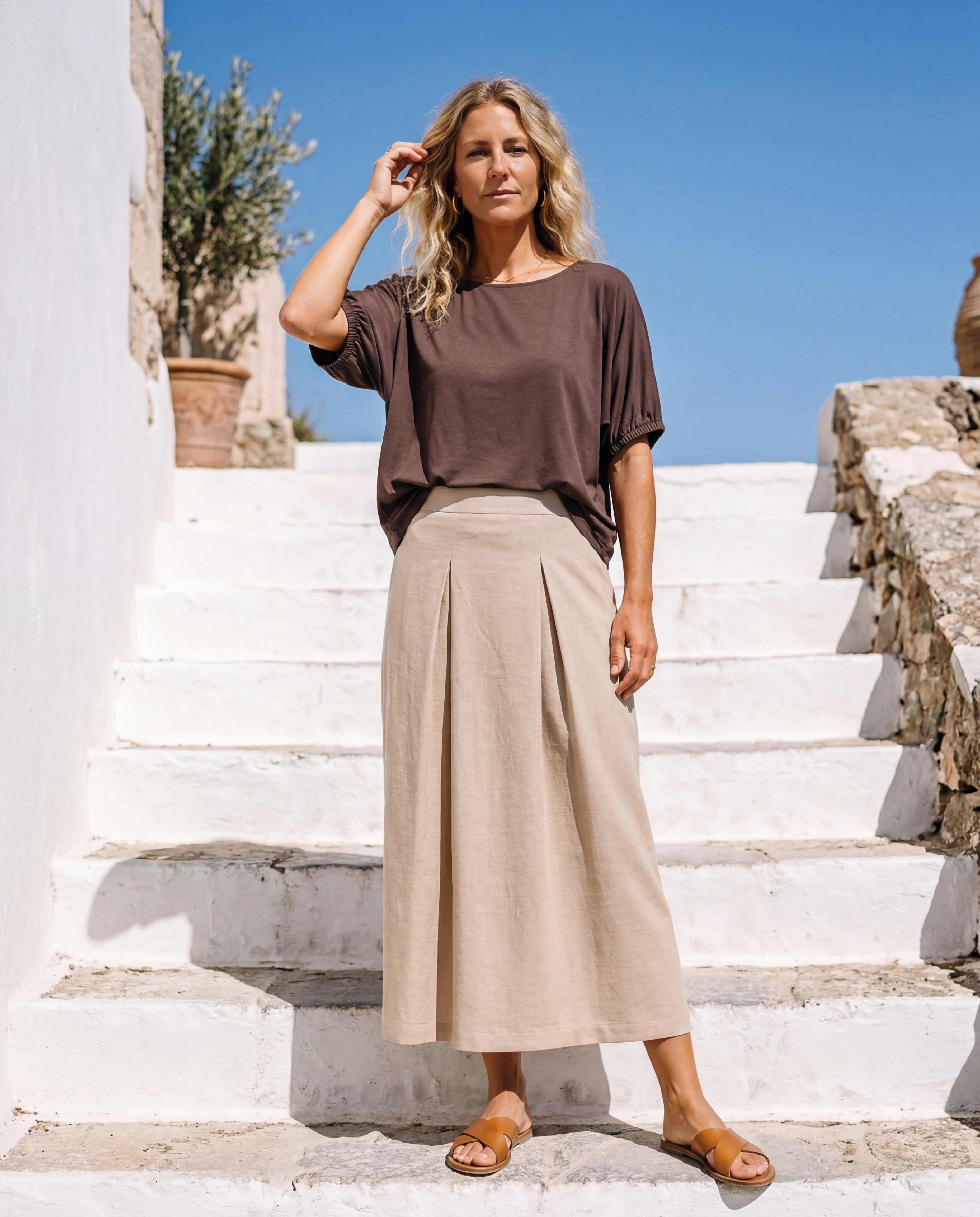 Prepair Pauline Skirt Skirt Sand