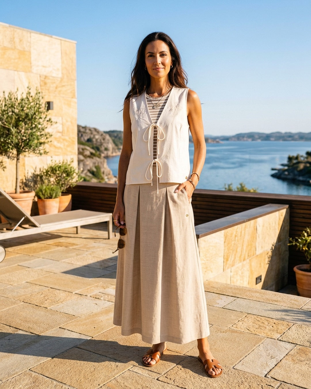 Prepair Pauline Skirt Skirt Sand