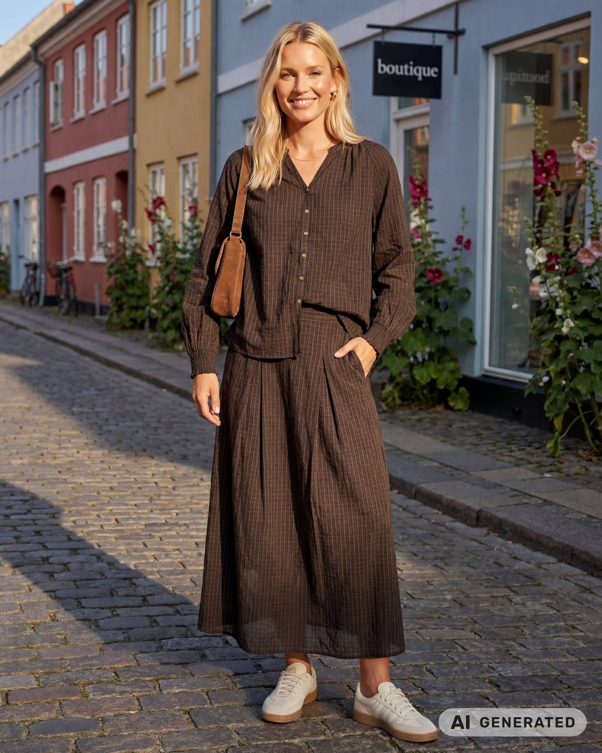 Prepair Pauline Skirt Skirt Brown
