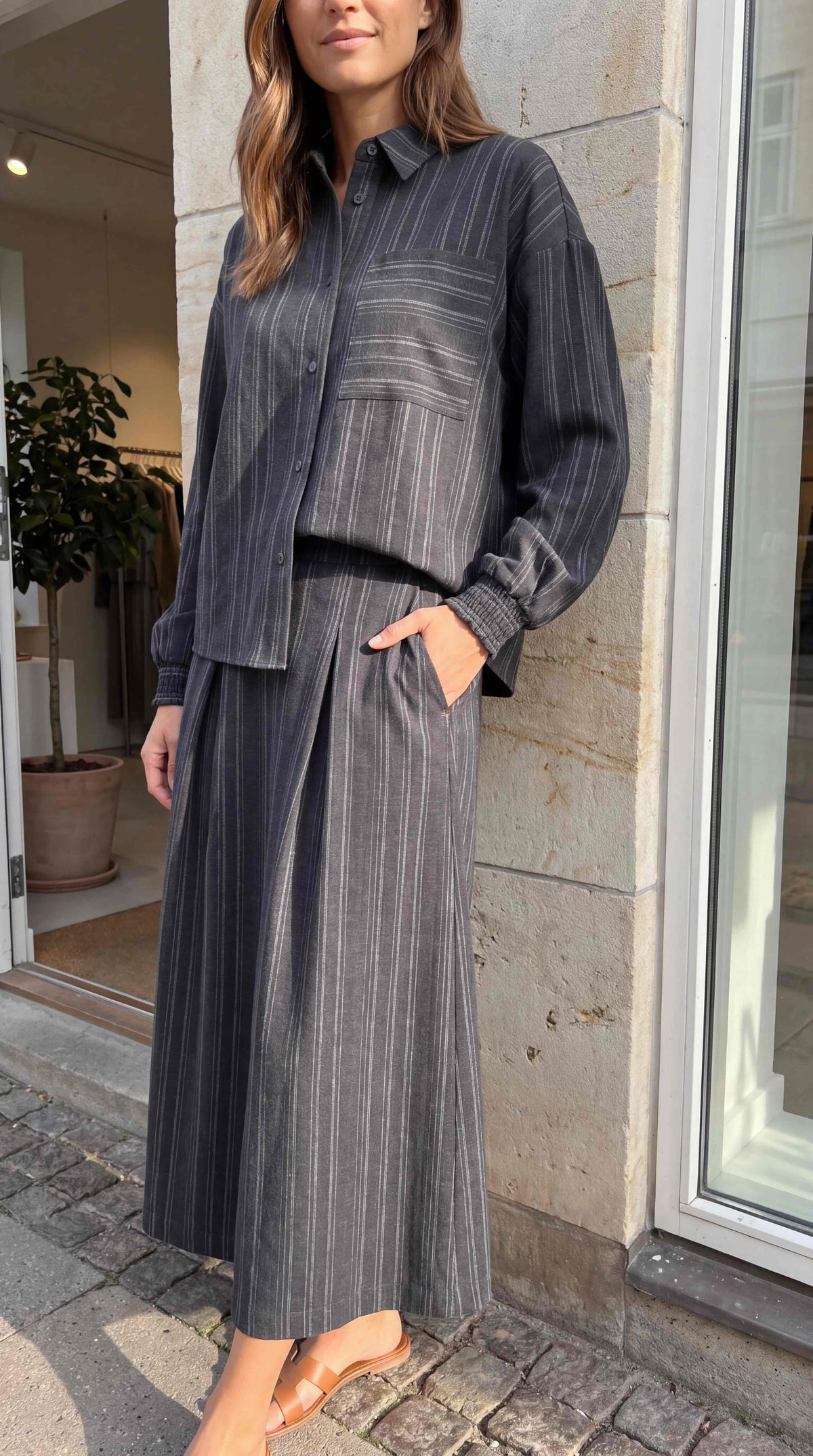 Prepair Pauline Skirt Skirt Dusty Blue - ai