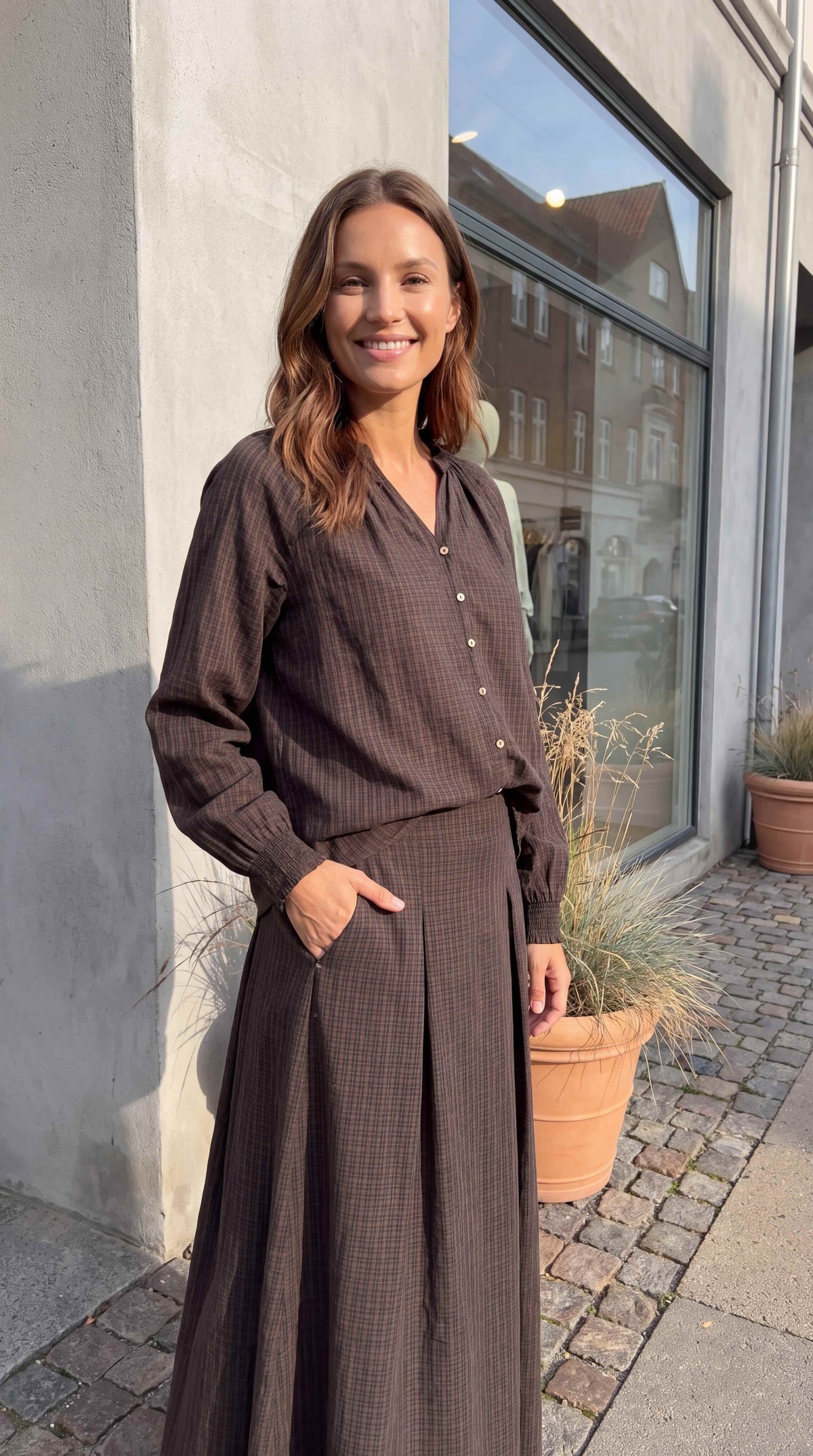 Prepair Portia Blouse Blouse Brown - ai