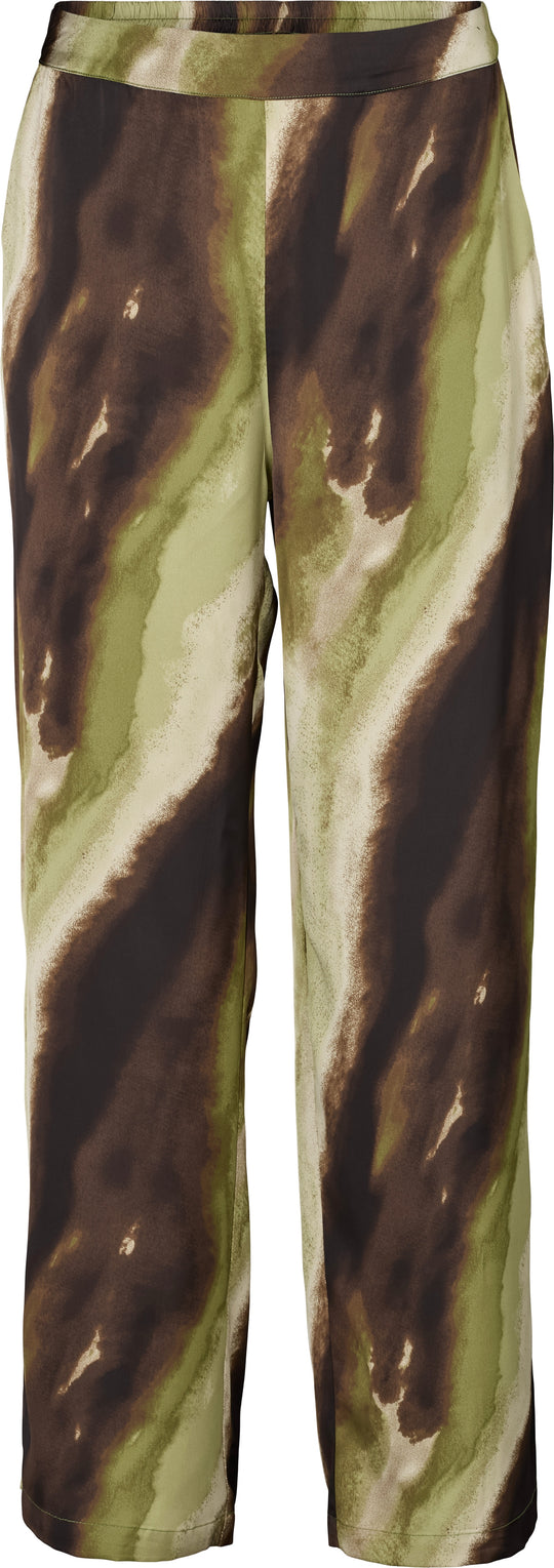 Sharon Pants / 2861 - Brown Green Print