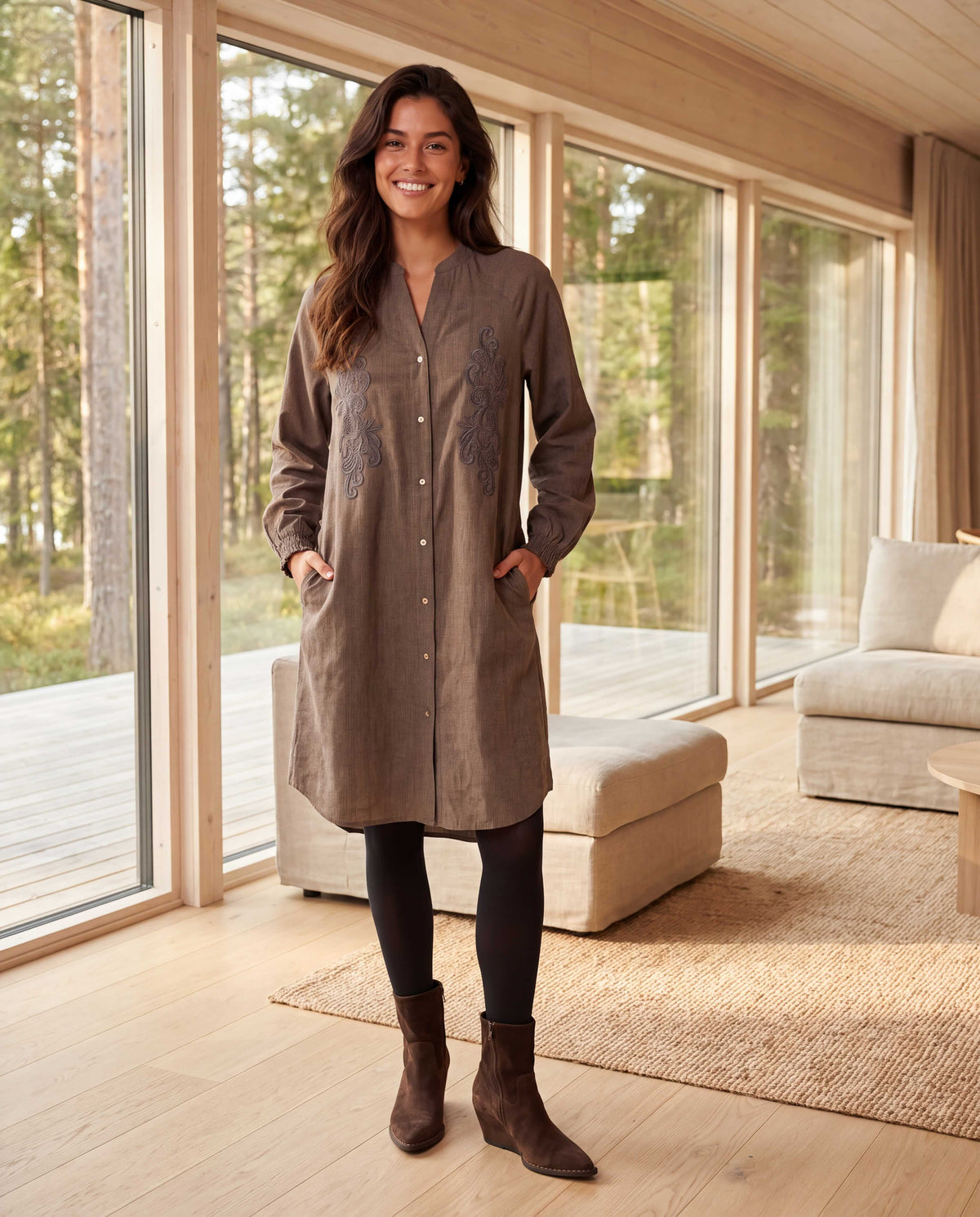Prepair Siva Dress Dress Brown - ai