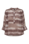 Prepair Sonna Blouse 3/4 Blouse Taupe