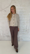 Prepair Cecilia Knit Cardigan Cardigan Sand