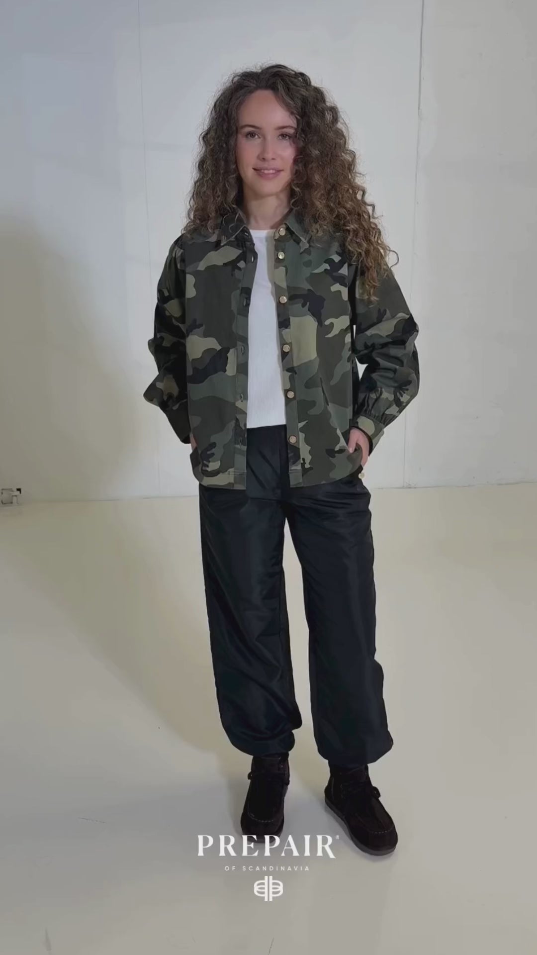 Prepair Feline Blouse Blouse Camouflage