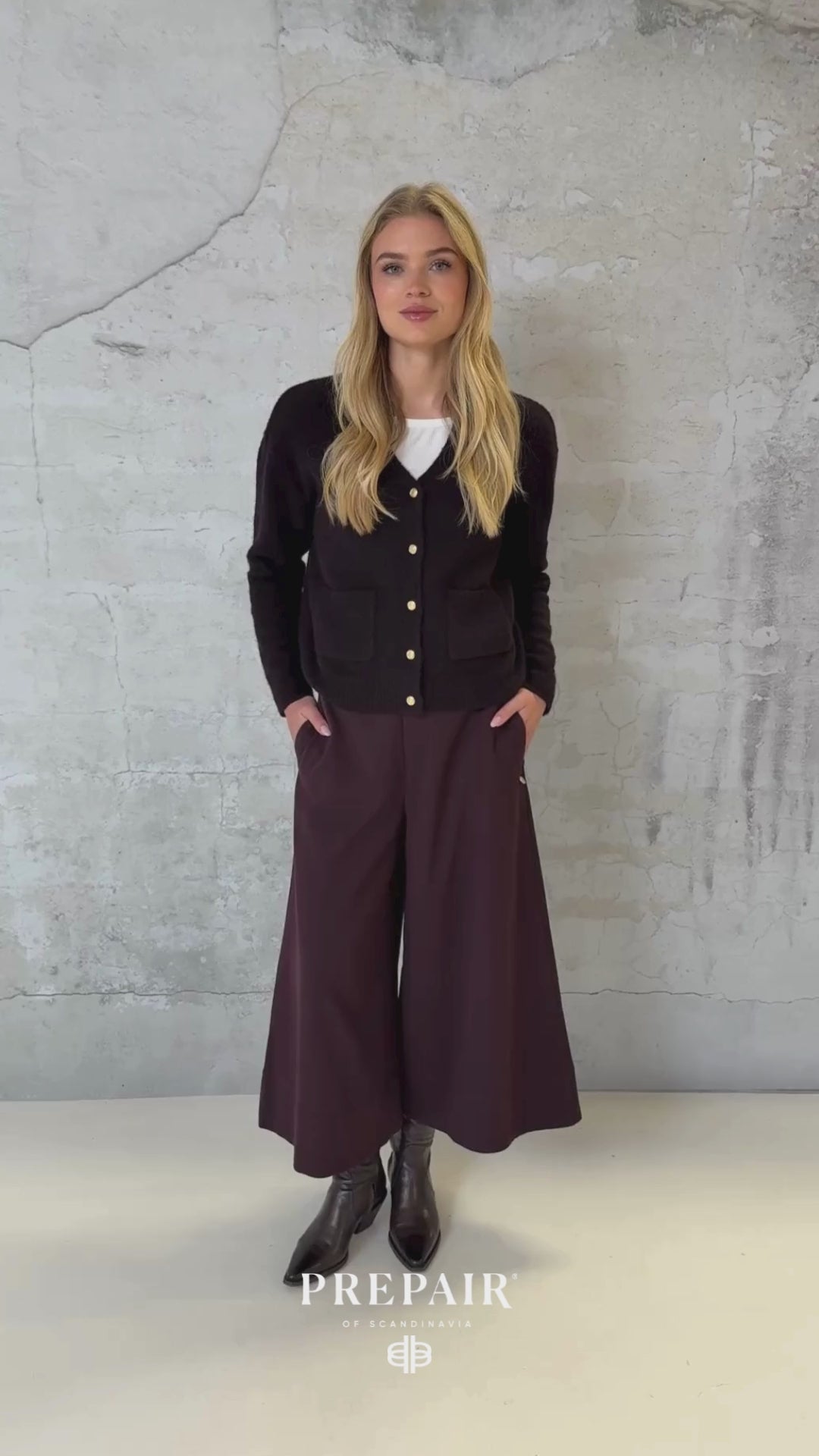 Prepair Gigi Knit Cardigan Cardigan Bordeaux